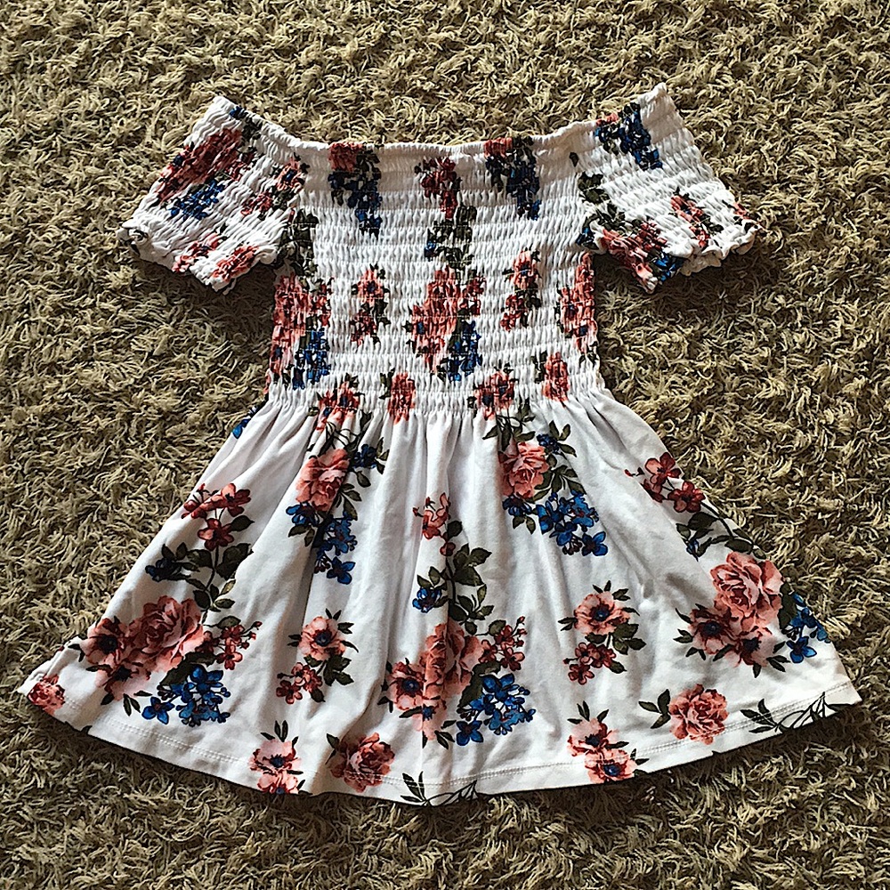 Rue 21 Off-the-Shoulder Blouse Size XS Floral